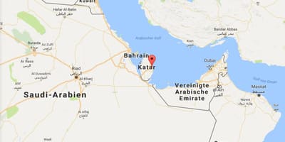 Kaart doha (katar) maailma kaart