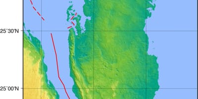 Kaart katar geograafia
