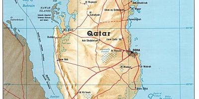 Katar täis kaardil