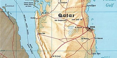 Kaart katar saared 